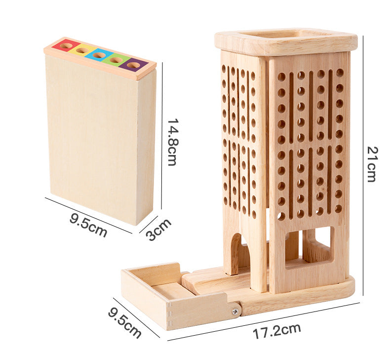 Montessori gifts for siblings:Wooden Board Game