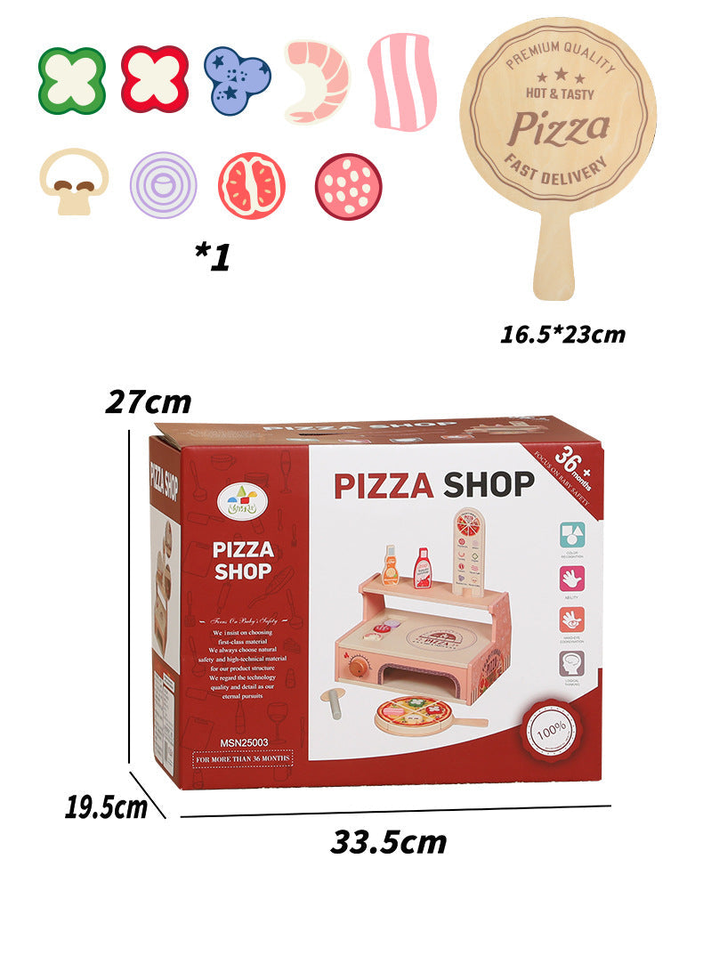 Montessori Kitchen：Simulation Pizza Shop montessori