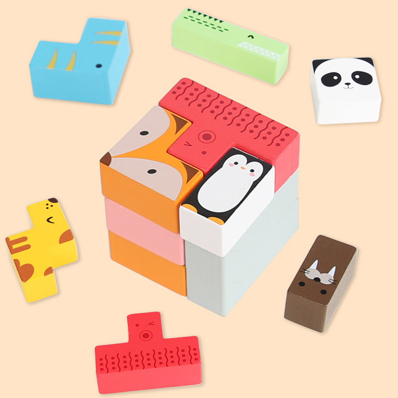 3D puzzle toy for children to build focus and spatial perception through hands-on pla
