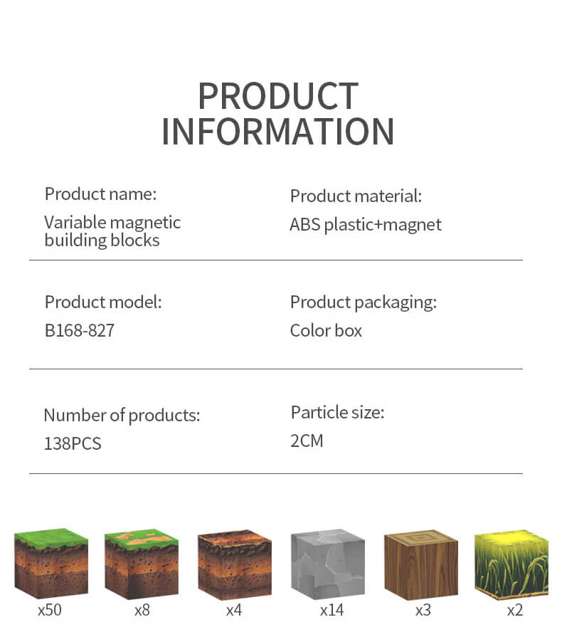 Child building a whimsical farmhouse with open ended magnetic blocks, glowing tiles and animal figurines
