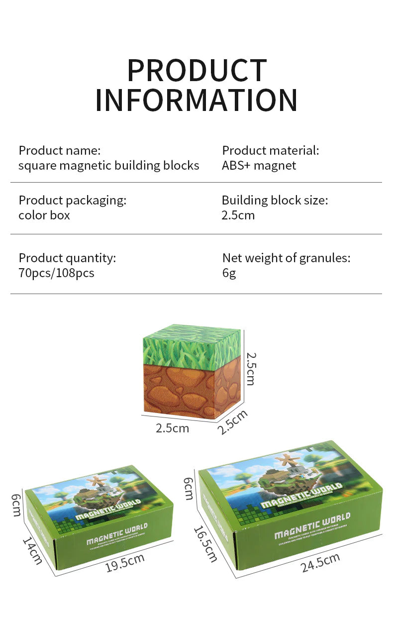 Child building dinosaur world with magnetic blocks | Best STEM toys for 3 year olds