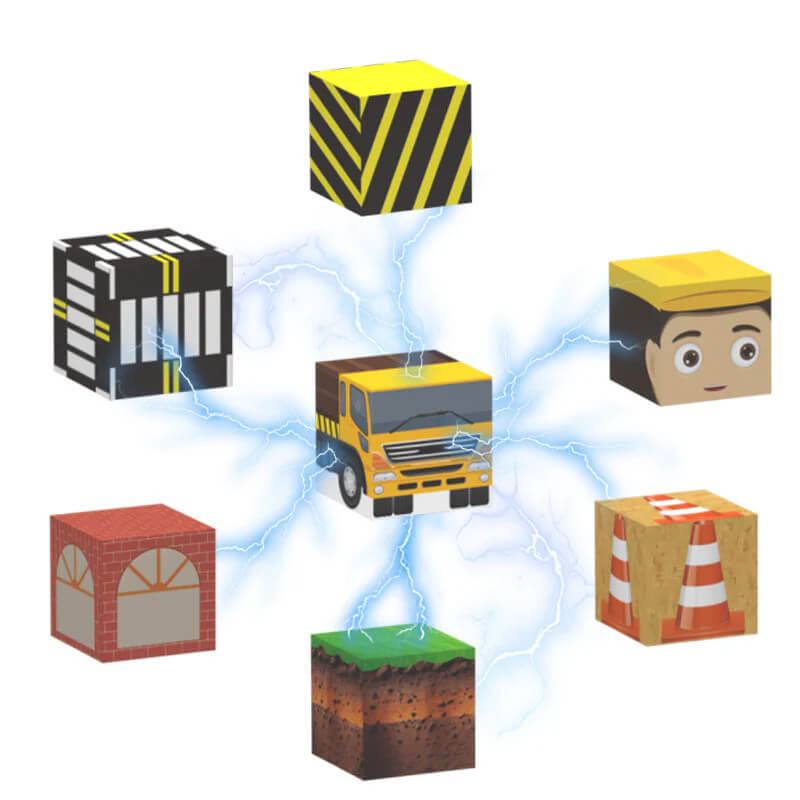 Cranes, signals, roads and tracks for endless configurations | Best open ended blocks gift