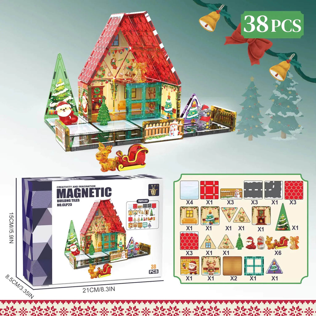 166-piece magnetic building blocks set for kids - create your own knight adventure kingdom with swords, monsters, and treasures