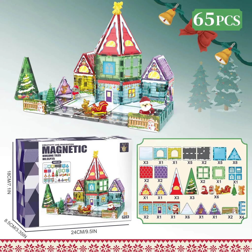 166-piece magnetic building blocks set for kids - create your own knight adventure kingdom with swords, monsters, and treasures