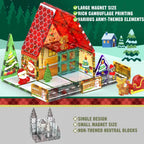 166-piece magnetic building blocks set for kids - create your own knight adventure kingdom with swords, monsters, and treasures