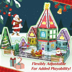 166-piece magnetic building blocks set for kids - create your own knight adventure kingdom with swords, monsters, and treasures