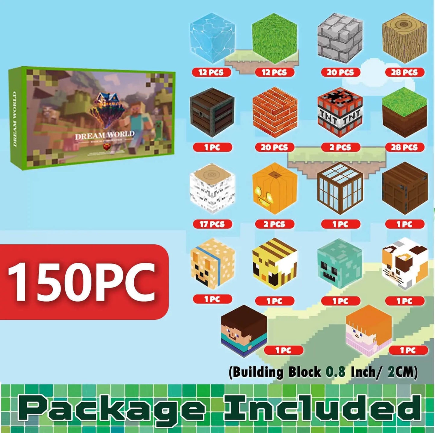 Forest & Home magnetic building blocks set for kids – nature-inspired creative toy set