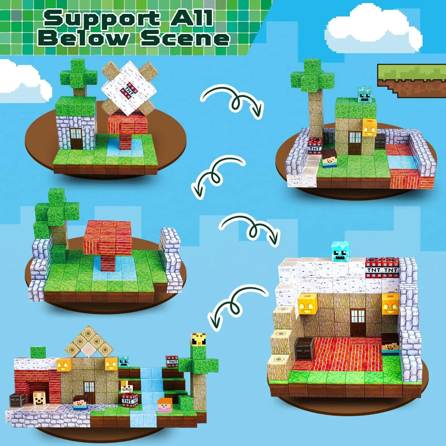 Montessori Magnetic Blocks: Jungle Builders montessori