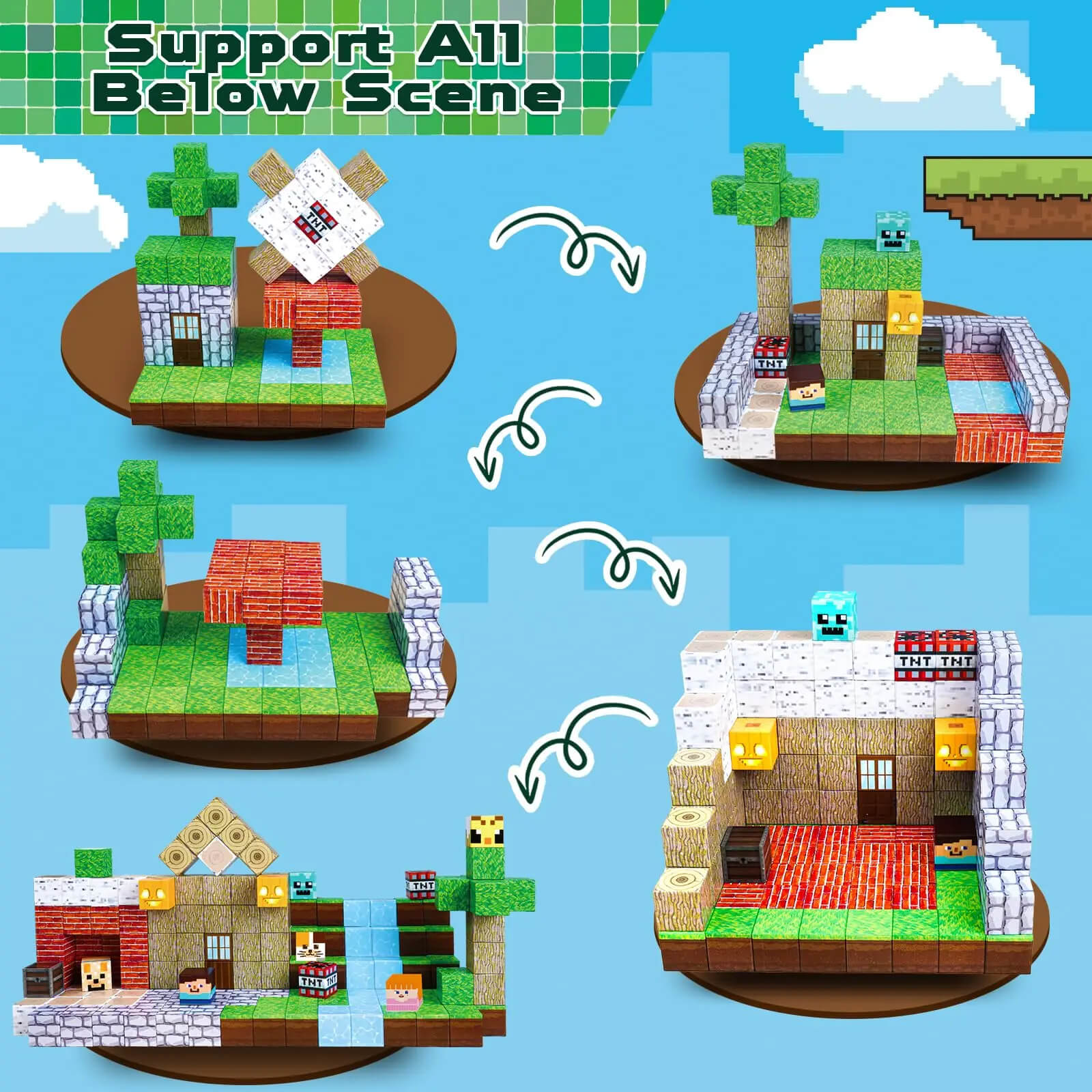 Montessori Magnetic Blocks: Jungle Builders montessori