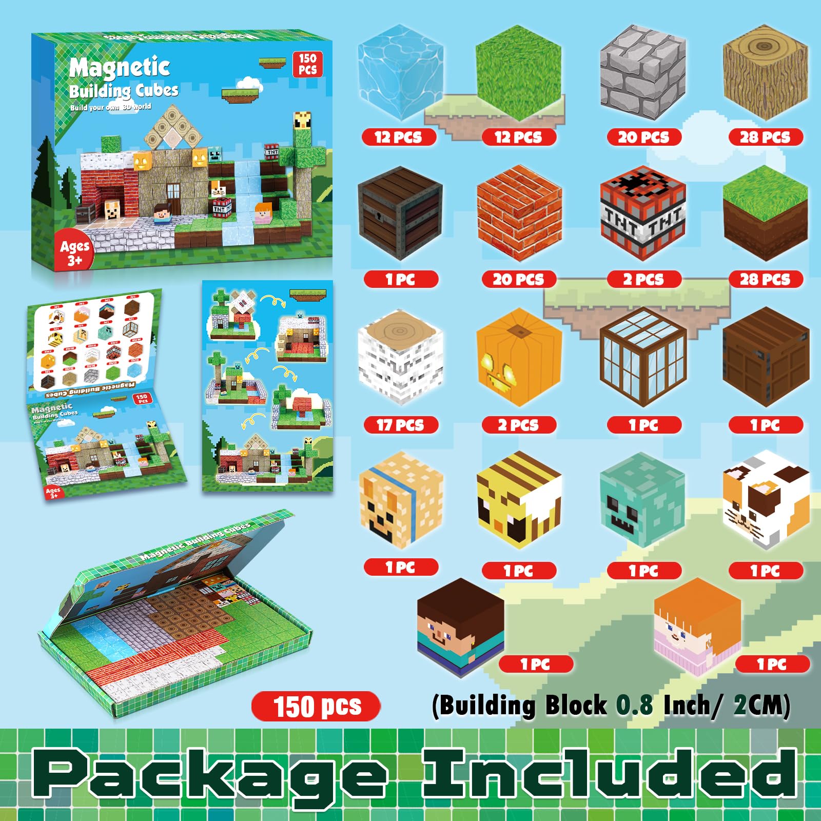 Montessori Magnetic Blocks: Jungle Builders