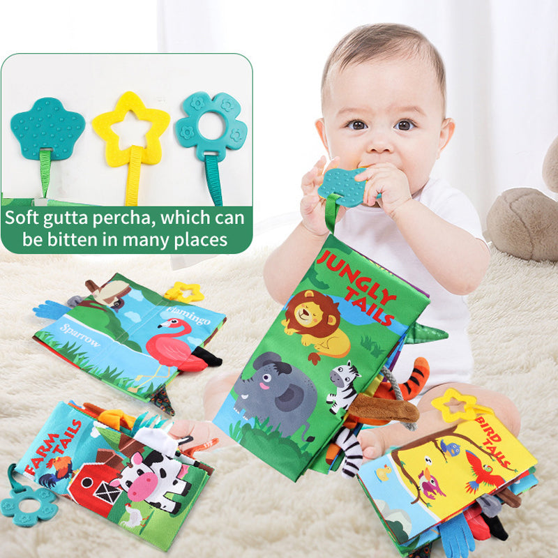 Infant chewing textured surfaces of soft gutta percha teething pendant 🌿 | FARMAIS-certified safe relief for sore gums