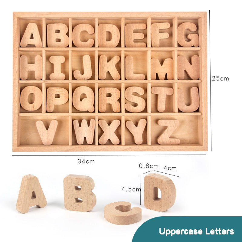 Unpainted Solid Wood Castle Building Blocks