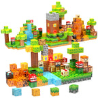Magnetic adventure building blocks set with fantasy terrain and cute characters – best toys for 3 year olds
