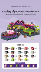 Montessori Magnetic Blocks:Hotel Elves
