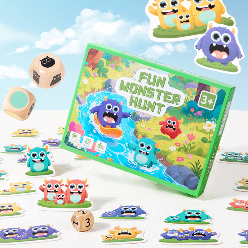 Monster catching board game – fun interactive play for kids and families
