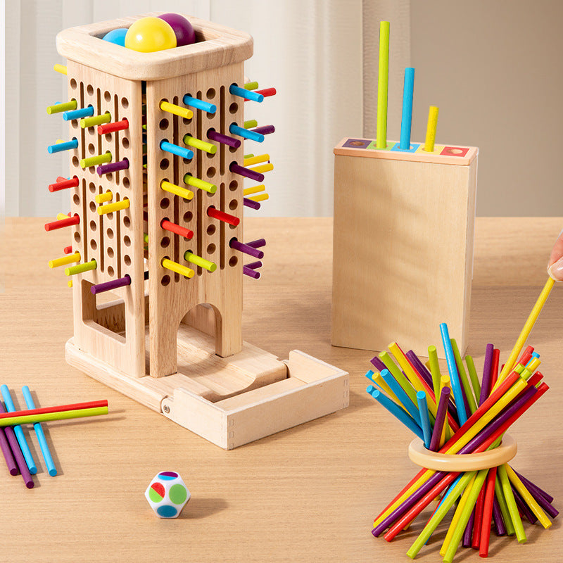 Montessori gifts for siblings:Wooden Board Game