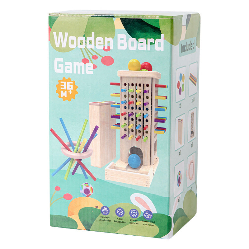 Montessori gifts for siblings:Wooden Board Game