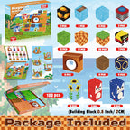 Montessori Magnetic Blocks:Adventure on Mushroom Island