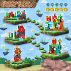 Montessori Magnetic Blocks:Adventure on Mushroom Island