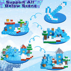 Montessori Magnetic Blocks:Snow World
