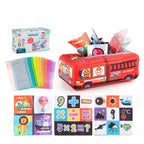 Montessori Sensory Tissue Box Toy – Happy learning(6–12M)