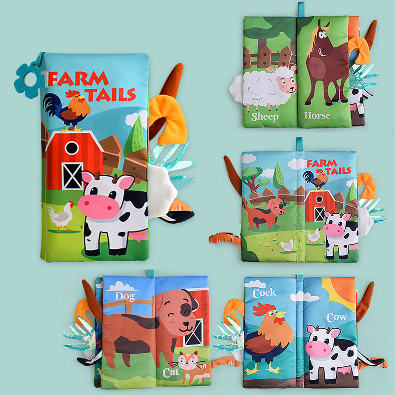 Montessori Sensory Book : Animal Tails