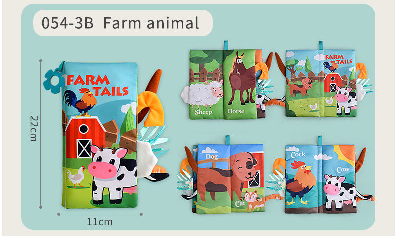 Montessori Sensory Book : Animal Tails