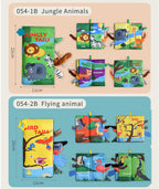 Montessori Sensory Book : Animal Tails