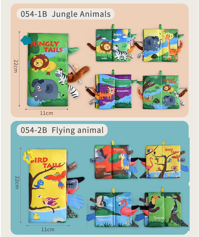 Montessori Sensory Book : Animal Tails